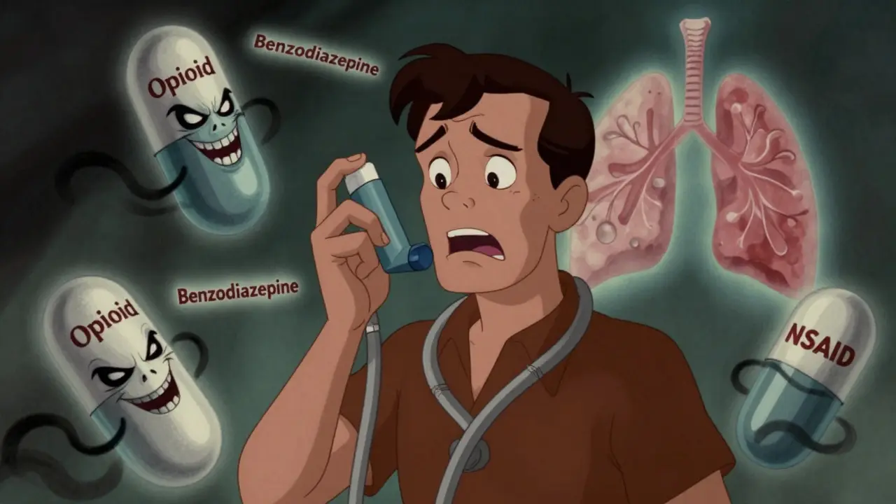 Asthma and COPD Medications: Key Interactions and Safety Risks You Need to Know