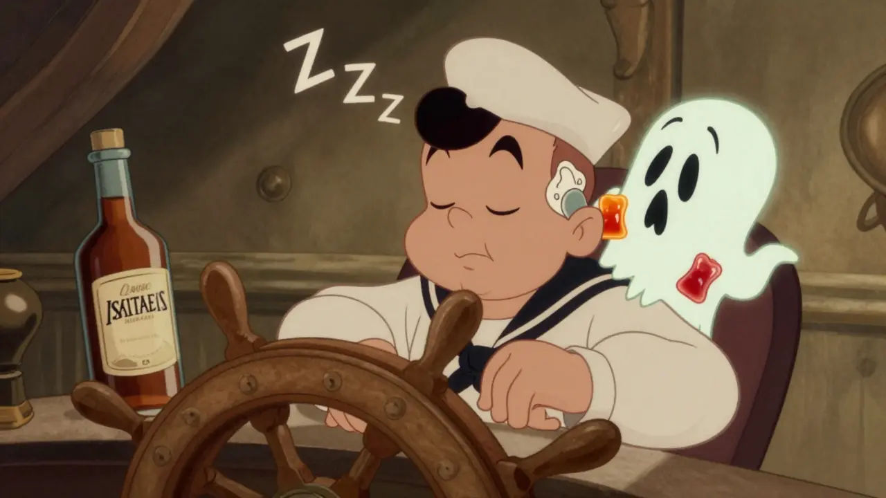 Motion Sickness Medications: Scopolamine and Sedative Interactions